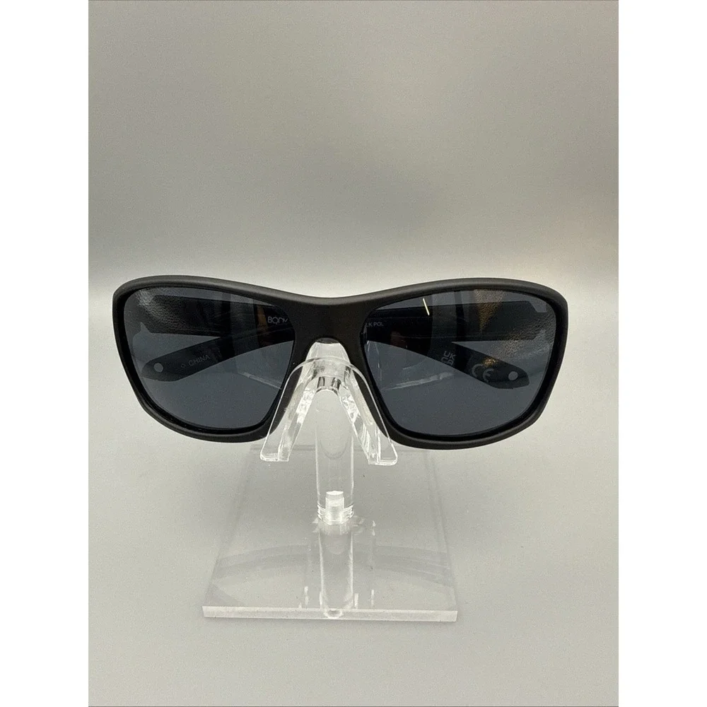 BODY GLOVE AUTHENTIC Polarized BLACK WRAP Sunglasses SR0723 UV400 - 62-15-132
